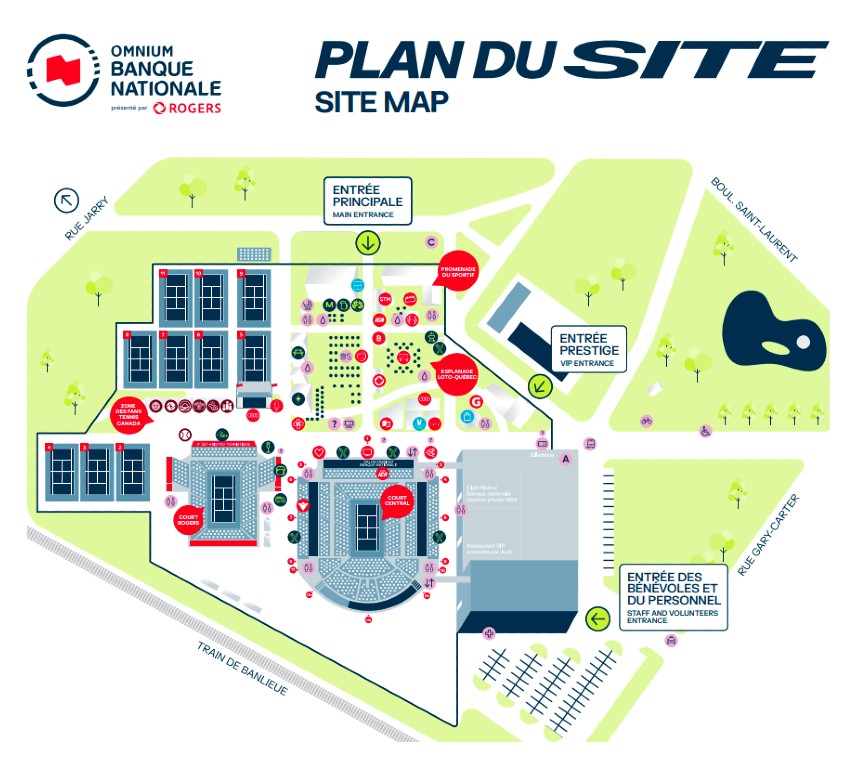 IGA Stadium Grounds Map, Montreal IGA Stadium Grounds Map, Montreal