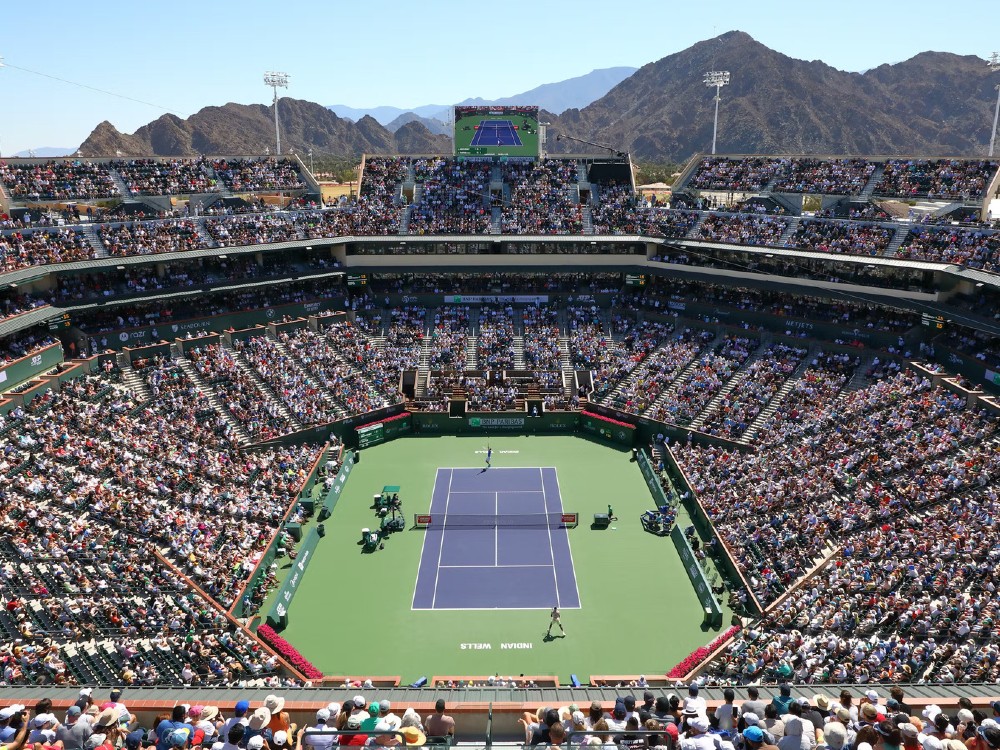 Stadium 1 at Indian Wells Tennis Garden
